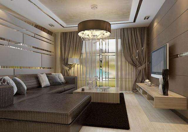 吊頂的材質有很多，不銹鋼線條吊頂效果圖