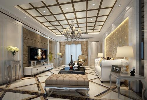 吊頂的材質有很多，不銹鋼線條吊頂效果圖