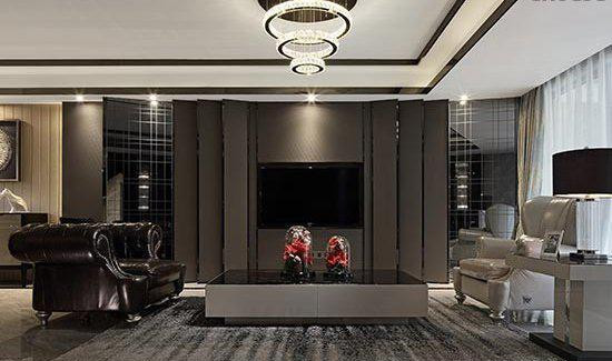 吊頂的材質有很多，不銹鋼線條吊頂效果圖